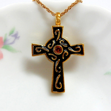 Enamel Cross Pendant